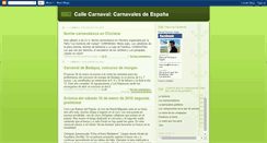 Desktop Screenshot of callecarnaval.blogspot.com