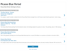 Tablet Screenshot of picassoblueperiod.blogspot.com