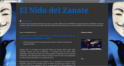 Desktop Screenshot of elnidodelzanate.blogspot.com