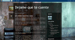 Desktop Screenshot of abelardo-dejamequetecuente.blogspot.com