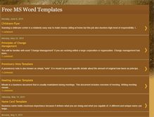 Tablet Screenshot of free-word-templates.blogspot.com