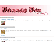 Tablet Screenshot of donnasdenofcrafts.blogspot.com