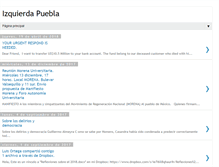 Tablet Screenshot of izquierdapuebla.blogspot.com