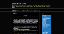 Desktop Screenshot of ditosbemditos.blogspot.com