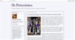 Desktop Screenshot of deprocesiones.blogspot.com