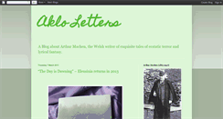 Desktop Screenshot of aklo.blogspot.com