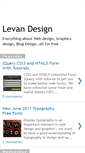 Mobile Screenshot of levandesign.blogspot.com