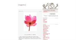 Desktop Screenshot of imaginativa.blogspot.com