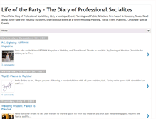 Tablet Screenshot of professionalsocialites.blogspot.com