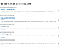 Tablet Screenshot of donotthinkofablueelephant.blogspot.com