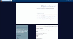 Desktop Screenshot of highergroundonline.blogspot.com