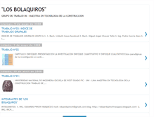 Tablet Screenshot of grupolosbolaquiros.blogspot.com