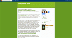 Desktop Screenshot of chartreusejuice.blogspot.com