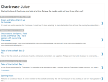 Tablet Screenshot of chartreusejuice.blogspot.com