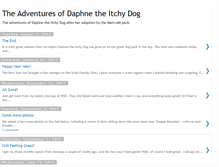 Tablet Screenshot of daphnetheitchydog.blogspot.com