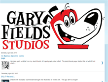 Tablet Screenshot of garyfieldsstudios.blogspot.com