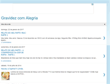 Tablet Screenshot of gravidezcomalegria.blogspot.com