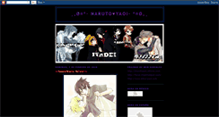 Desktop Screenshot of narutoyaoisekai.blogspot.com