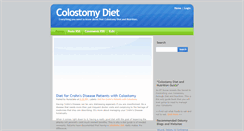 Desktop Screenshot of colostomydiet.blogspot.com