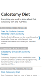 Mobile Screenshot of colostomydiet.blogspot.com