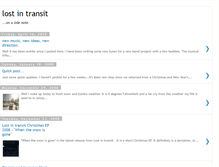 Tablet Screenshot of lostntransit.blogspot.com