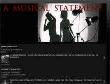 Tablet Screenshot of amusicalstatement.blogspot.com