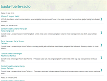 Tablet Screenshot of basta-fuerte-radio.blogspot.com