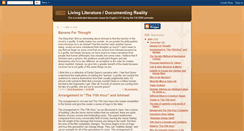 Desktop Screenshot of livinglit.blogspot.com