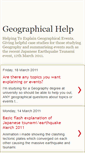 Mobile Screenshot of geographicalhelp.blogspot.com