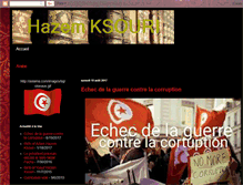 Tablet Screenshot of hazemksouri.blogspot.com