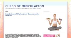 Desktop Screenshot of cursodemusculacion.blogspot.com