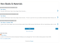 Tablet Screenshot of newbooksmaterials.blogspot.com