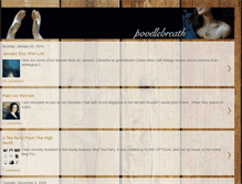 Tablet Screenshot of poodlebreathblog.blogspot.com