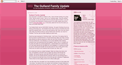 Desktop Screenshot of gullandfamilyupdate.blogspot.com