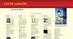 Desktop Screenshot of luzdealmacen.blogspot.com