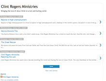 Tablet Screenshot of clintrogersministries.blogspot.com