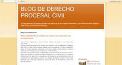 Desktop Screenshot of blogprocesalcivil.blogspot.com