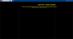 Desktop Screenshot of gothicsantuario.blogspot.com