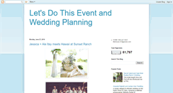 Desktop Screenshot of letsdothisweddingplanning.blogspot.com