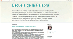 Desktop Screenshot of escueladelapalabra.blogspot.com