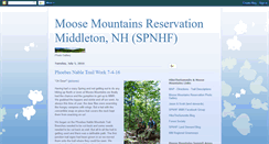 Desktop Screenshot of moosemountainsreservation.blogspot.com