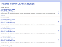 Tablet Screenshot of dozierinternet-law.blogspot.com