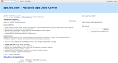 Desktop Screenshot of apajob.blogspot.com