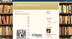 Desktop Screenshot of gabyvargasanalisisinstrumental.blogspot.com