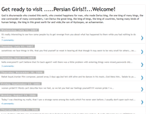 Tablet Screenshot of persiangirlss.blogspot.com