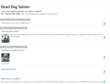 Tablet Screenshot of deaddogsaloon.blogspot.com