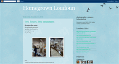 Desktop Screenshot of homegrownloudoun.blogspot.com