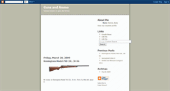 Desktop Screenshot of gunreviewsandmore.blogspot.com
