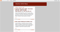Desktop Screenshot of adhdnews.blogspot.com