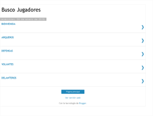 Tablet Screenshot of buscojugadores.blogspot.com